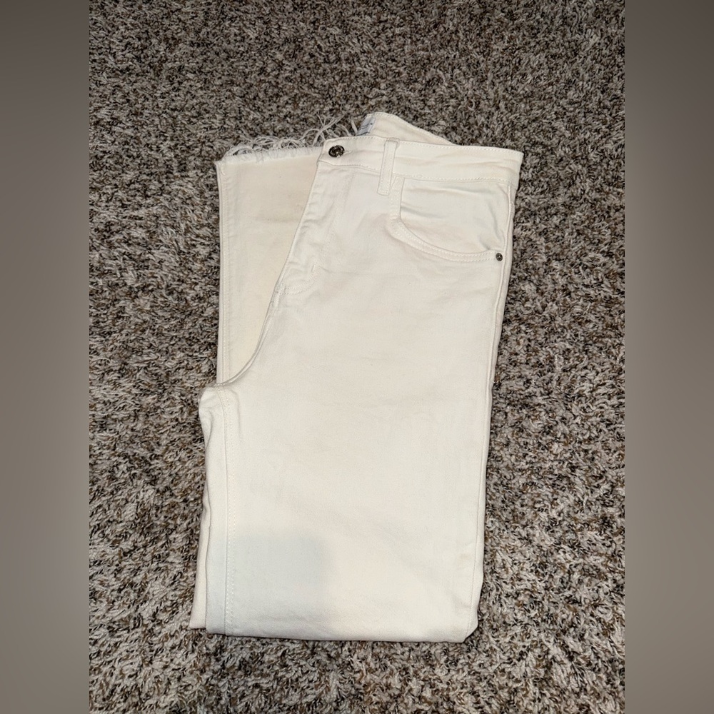 Zara Women's Ivory Jeans